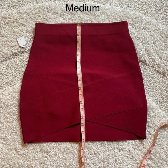 Red Bodycon Miniskirt Short Skirt small medium large New NWT - Picture 12 of 15